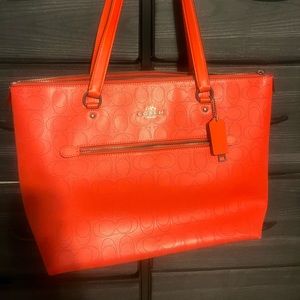 Coach Burnt Orange Shoulder Bag
